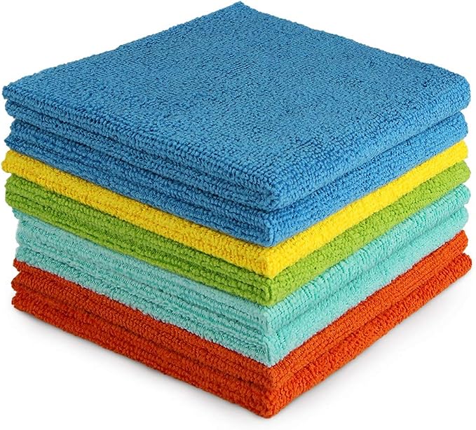 AIDEA Microfiber Cleaning Cloth, All Purpose Microfiber Towels, Absorbent by AIDEAHOME