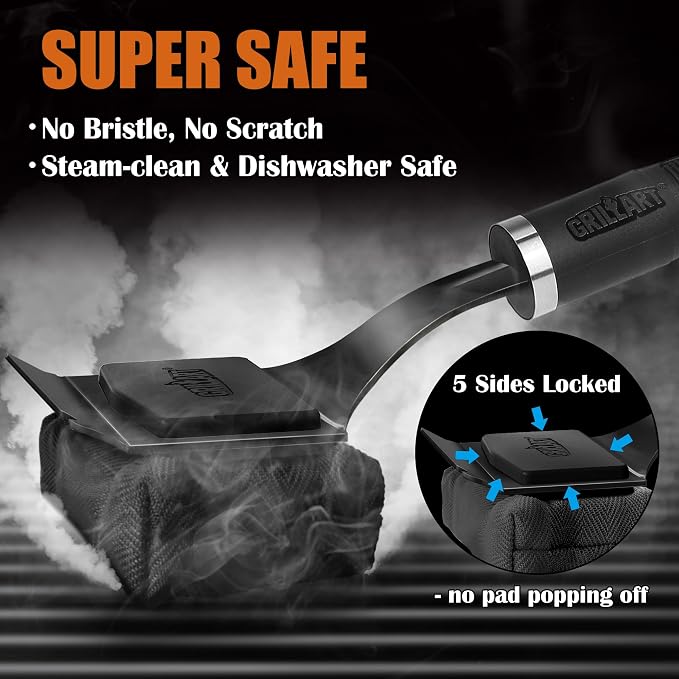 GRILLART Grill Brush Bristle Free - Image 2