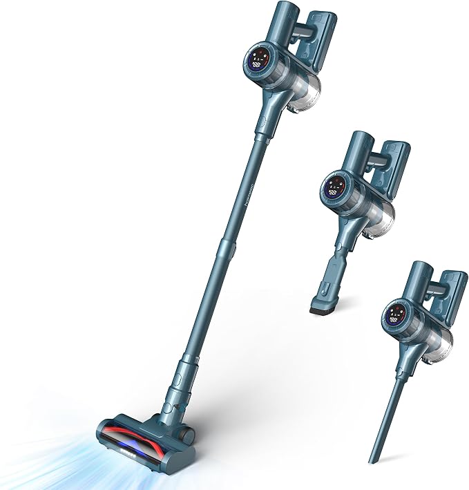 Cordless Vacuum Cleaner, 33KPA/400W Powerful Stick Vacuum by haimeecbringshappiness