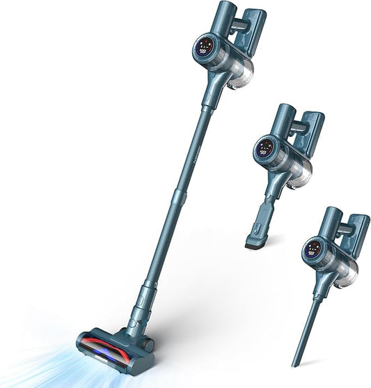 Cordless Vacuum Cleaner, 33KPA/400W Powerful Stick Vacuum by haimeecbringshappiness