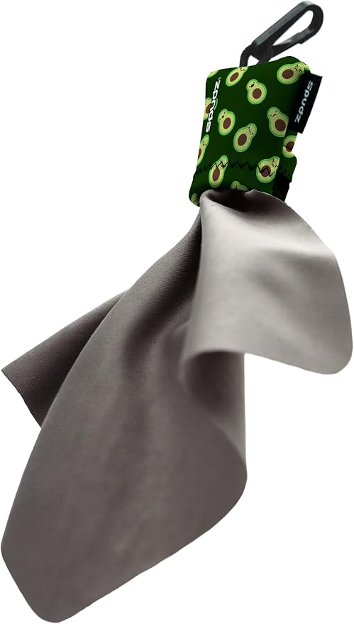 SPUDZ Ultra Microfiber Lens Cleaner – Closable Pouch, Washable – by ALPINEINNOVATIONS
