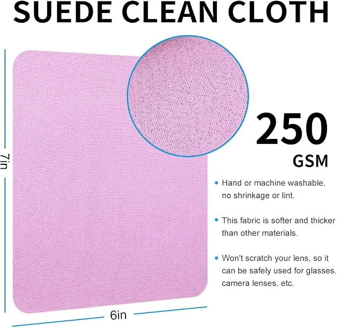 100 PCS Glasses Clean Cloth Suede, Lens Clean Cloth - Image 4