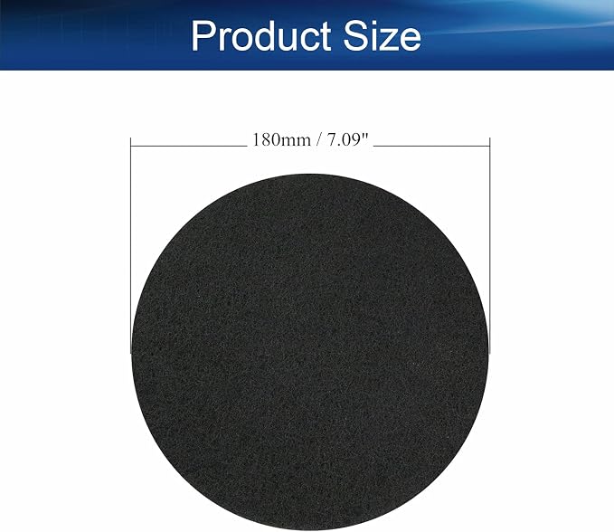 Auniwaig 7 Inch 1200-Grit Scrubber Scouring Pads Drill Power Brush Scuffing - Image 2