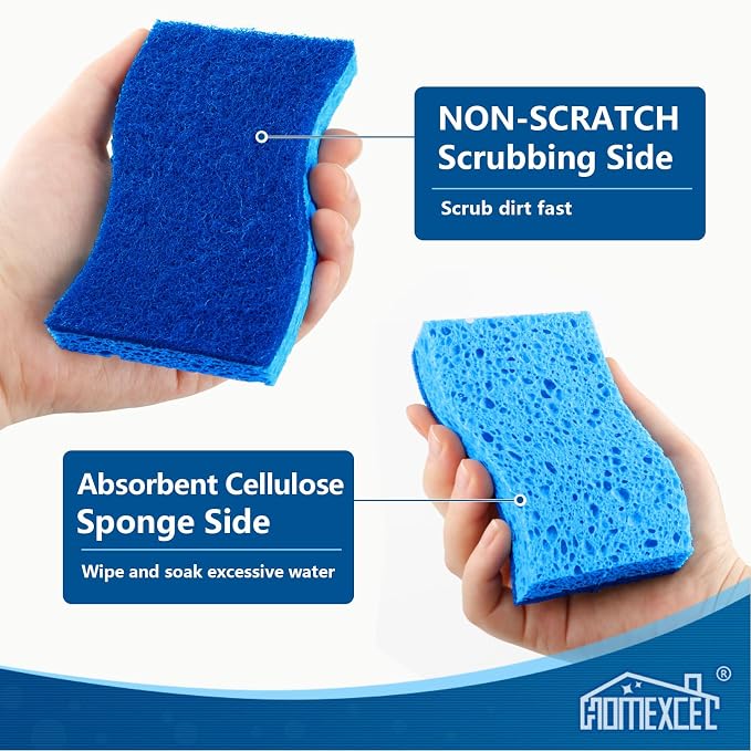 HOMEXCEL Sponges Kitchen 24pcs Non-Scratch - Image 2