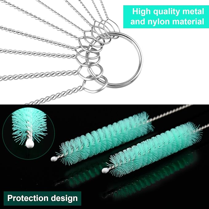 Reusable Straw Cleaning Brushes Bottle Test Tube Long Straw Cleaning Brush - Image 3