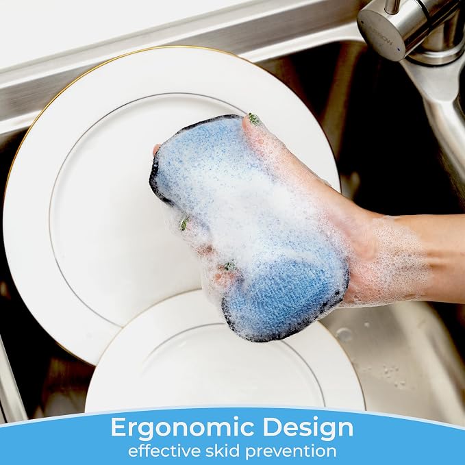 GRANNY SAYS Sponges Kitchen for Washing, Dish Washing Scrubbers, Scrubbing Pad - Image 5