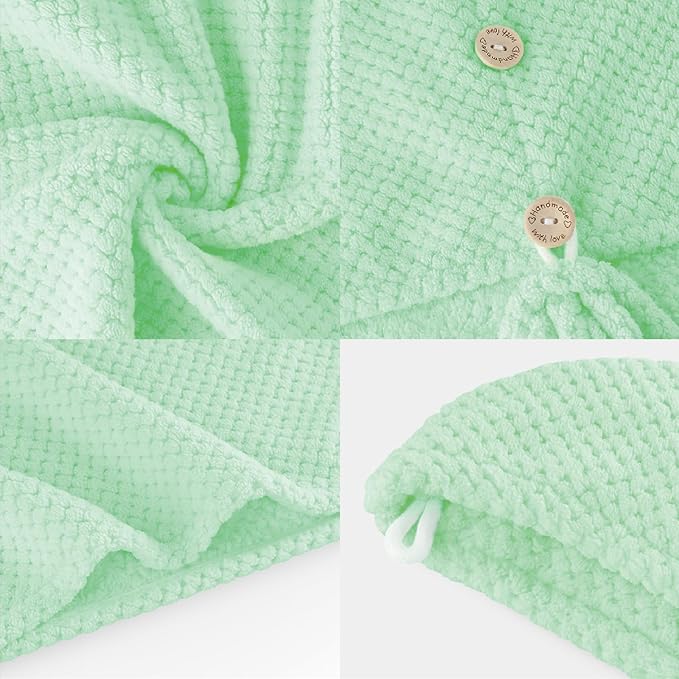 2 Pack Microfiber Hair Towel Wrap - Image 5