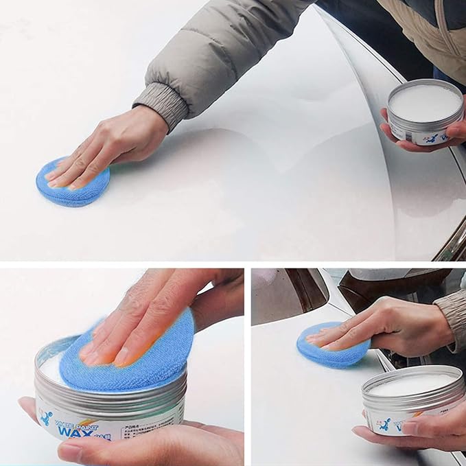 Fasmov Microfiber Applicator Pads Wax Applicator, 20 Pack Foam Applicator Pads - Image 4