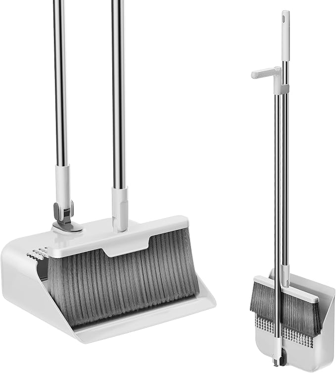 Household Broom with Dustpan, Magic Silicone Broom, Magic Broom with Extra-Long by Unknown