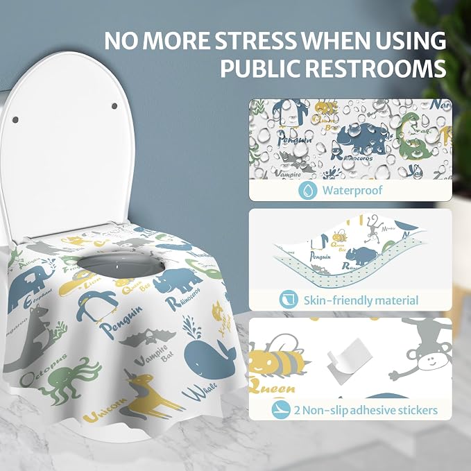 Blissful Diary 30 Pcs Toilet Seat Covers Disposable - Image 4