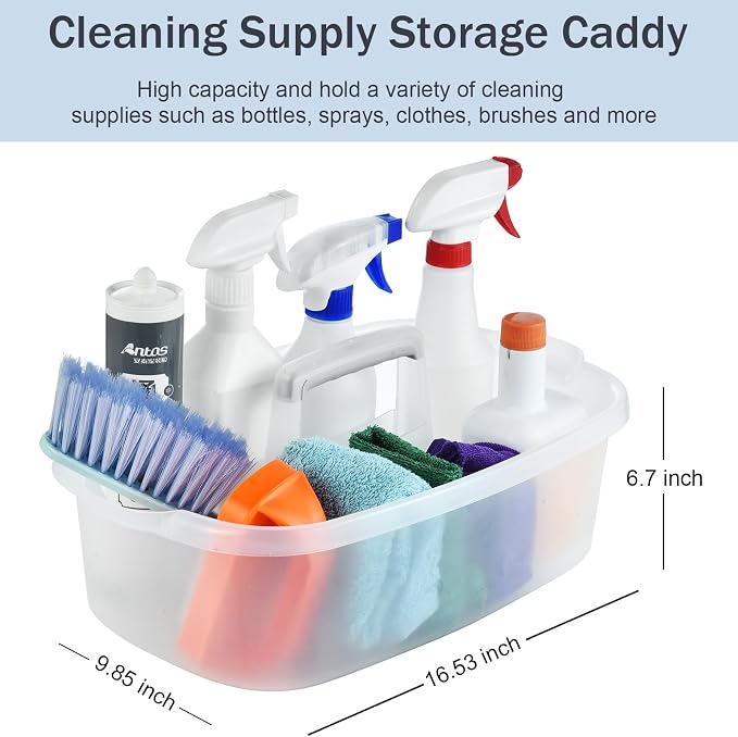 ALINK Plastic Cleaning Storage Caddy - Image 2