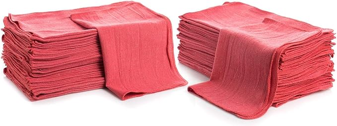Simpli-Magic Cotton Shop Towels, Commercial Grade, 145 Pack, Size: 14" x 12" - Image 3