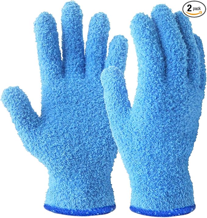 Evridwear Microfiber Plant Dusting Gloves Reusable Leaf Cleaning Glove by Evridwear