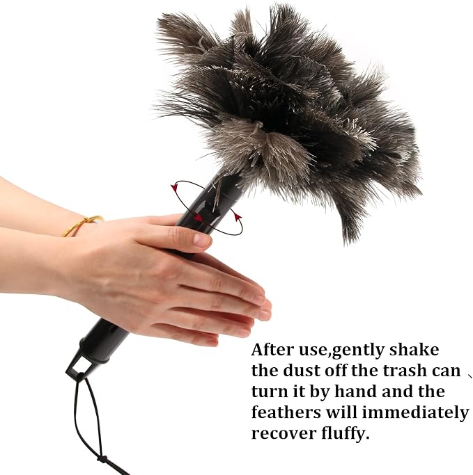 Retractable Ostrich Feather Duster - Image 4