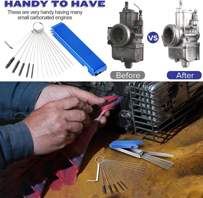 Valchoose Set of 2 Premium Carb Cleaning Kit, Torch Tip cleaner Set Heavy Duty - Image 3
