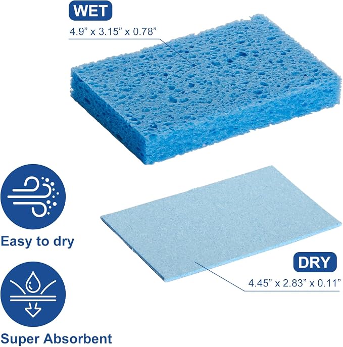 Sponges Kitchen，Cellulose Sponges, Compressed Kitchen - Image 2