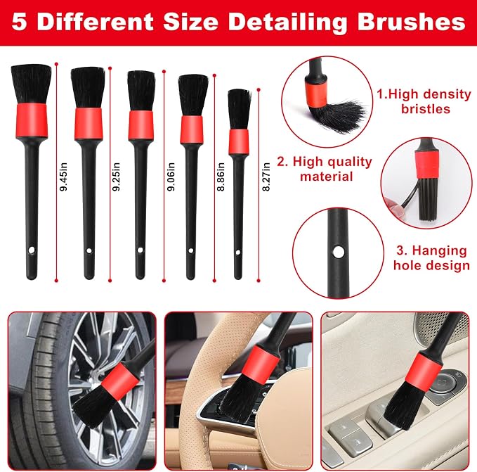 Viewsun Windshield Cleaner Tool, Car Detailing Kit Interior Cleaner, Car - Image 4