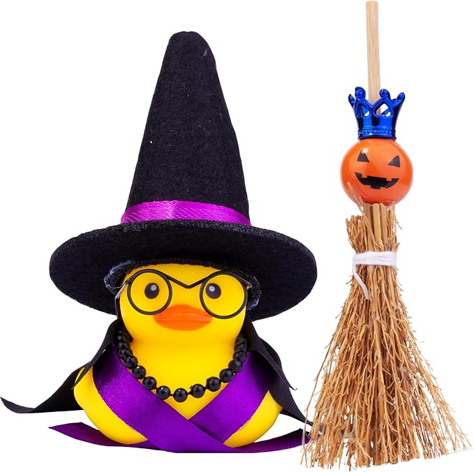 Halloween Duck Car Ornament, Rubber Duck Car Dashboard Decor by CoFuBcad