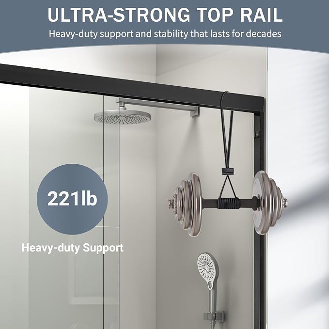 Abruzzo Double Sliding Shower Door - Image 5