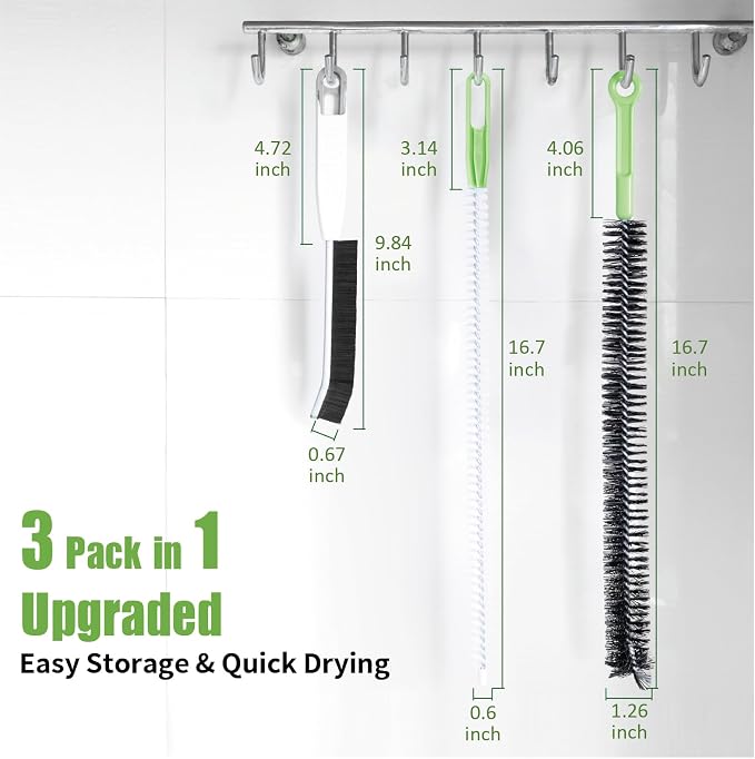 3 Pcs Upgraded Cleaning Brush Kit - Image 2