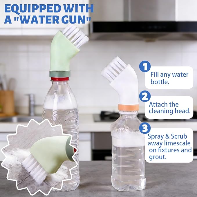 Crevice Cleaning Brush Set，Grill Brush，Hard Bristle Crevice Cleaner Connected - Image 5