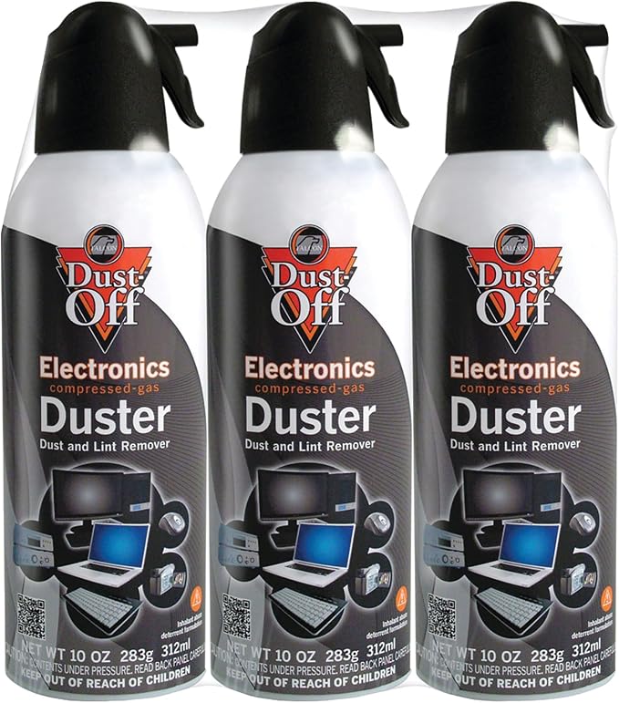 Falcon Compressed Gas Disposable Cleaning Duster 3 Count, 10 oz. Can - Image 7