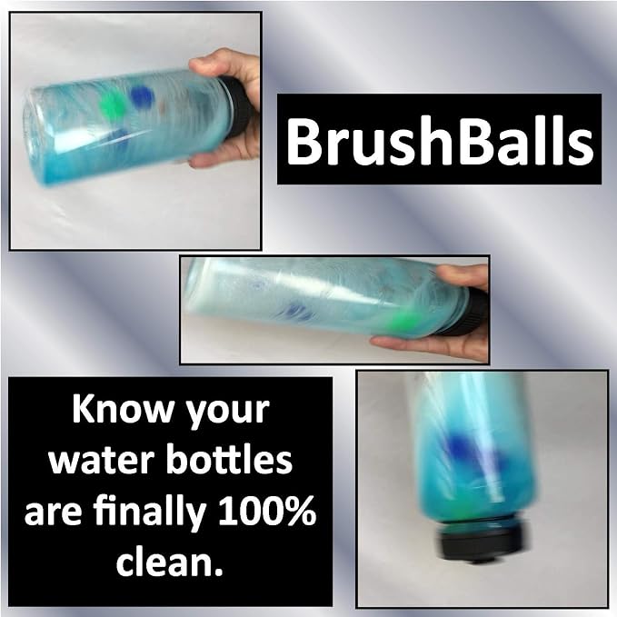 Keyfit Tools BrushBalls 8 Total Water Bottle Cleaning Brush Balls Reusable - Image 5