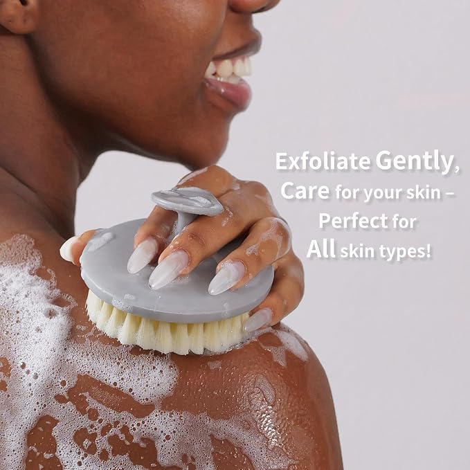Body Scrubber 4 Pack, BEAUTAIL Gentle Exfoliating Shower Bath Brush, Soft - Image 3