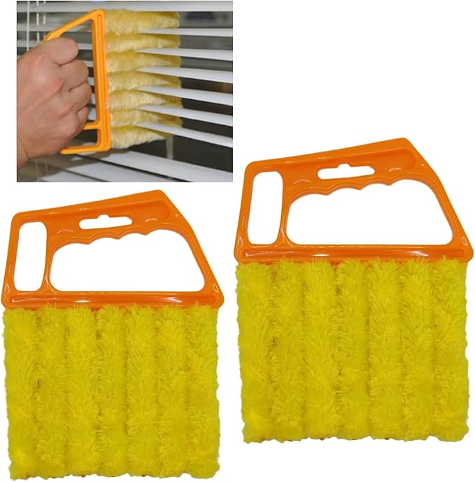 Universal Blind Cleaning Brush, Microfiber Venetian Blind Cleaner Brush Tool by Gouccpu
