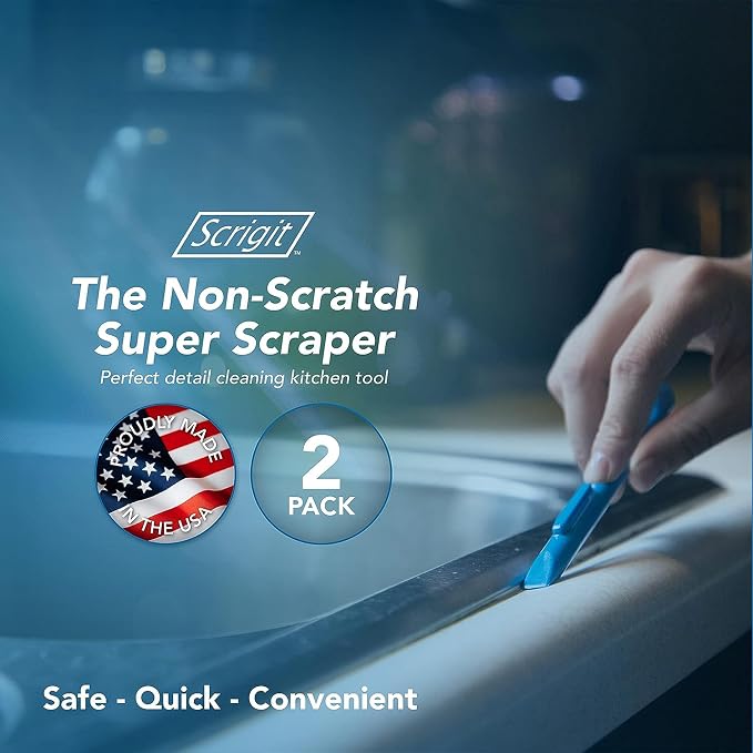 Scrigit Scraper No-Scratch Plastic Scraper Tool, 2 Pack - Image 7