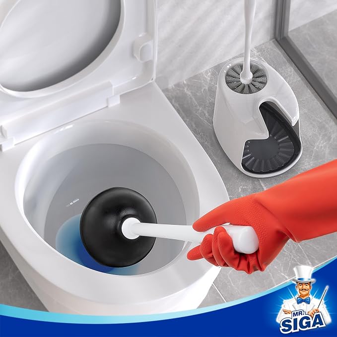 MR.SIGA Toilet Plunger and Bowl Brush - Image 7