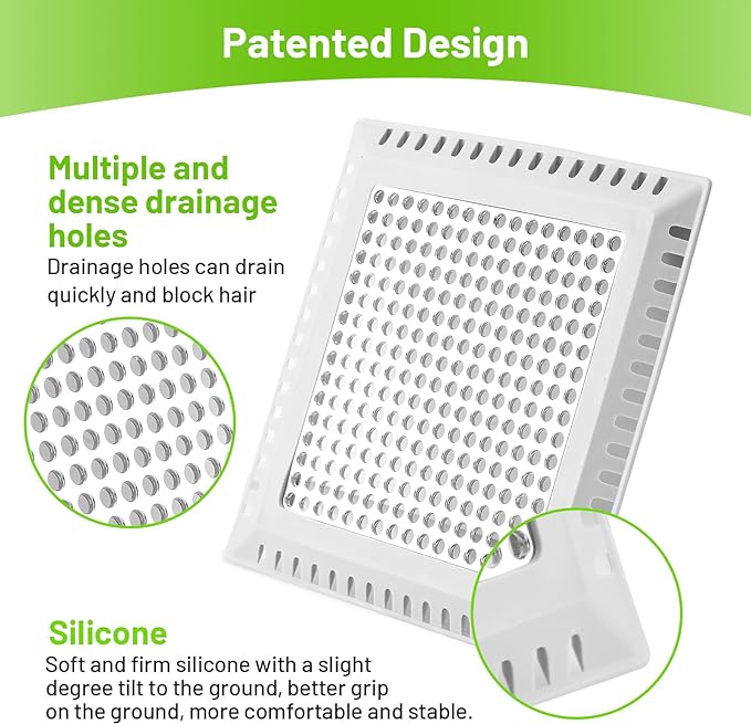 Drain Hair Catcher, Shower Drain Cover Hair Catcher Shower Drain Strainer - Image 4
