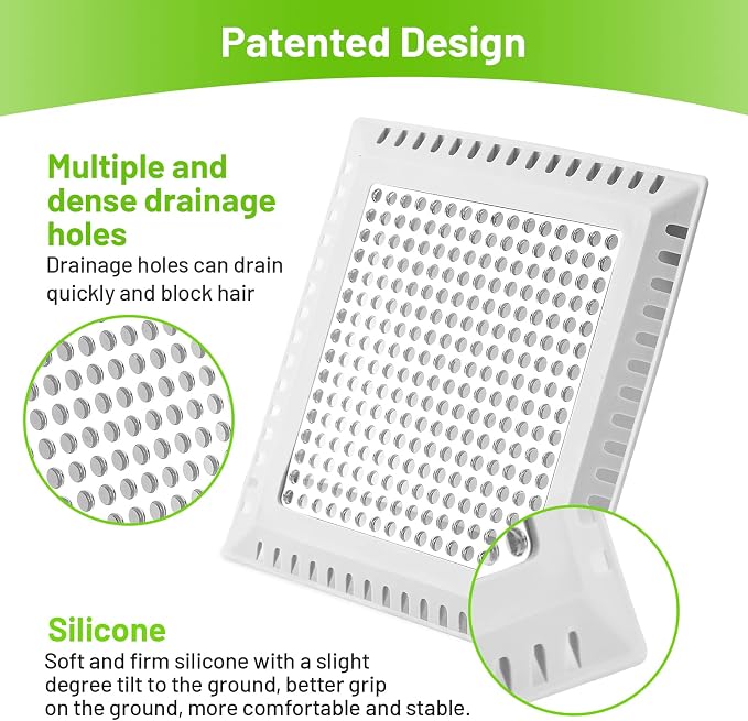 Shower Drain Hair Catcher, Quality Drain Cover Hair Catcher - Image 4