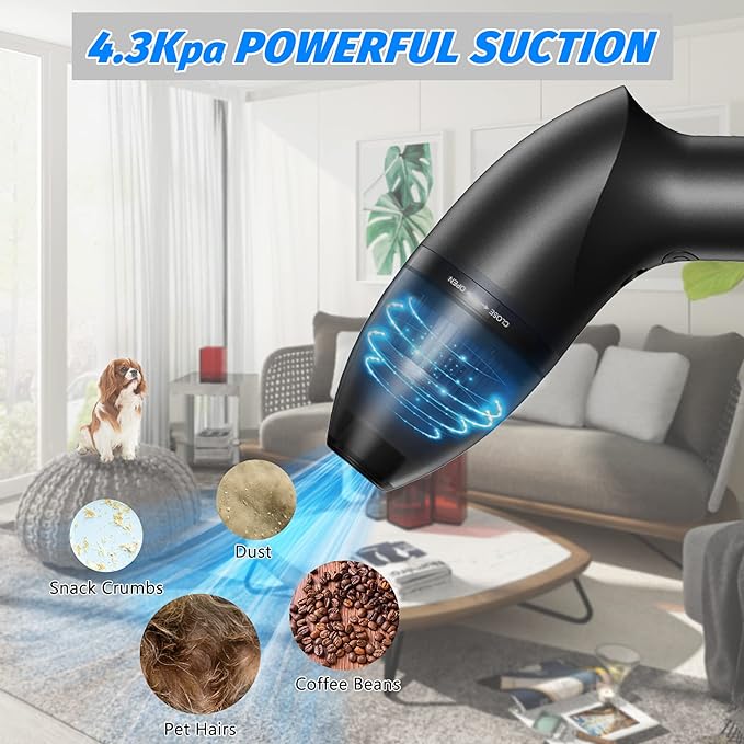 4.3Kpa Keyboard Vacuum Cleaner Mini：Handheld Computer Vacuum Cordless - Image 2