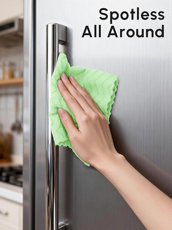 Microfiber Cleaning Cloths Roll, 75 Pack Tear Away Microfiber Towels Roll - Image 5
