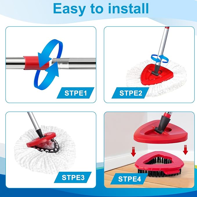 8-Pack Reusable Mop Head Replacement - Image 6