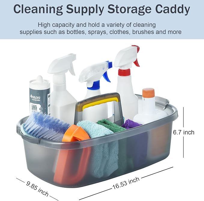 ALINK Plastic Cleaning Storage Caddy - Image 2