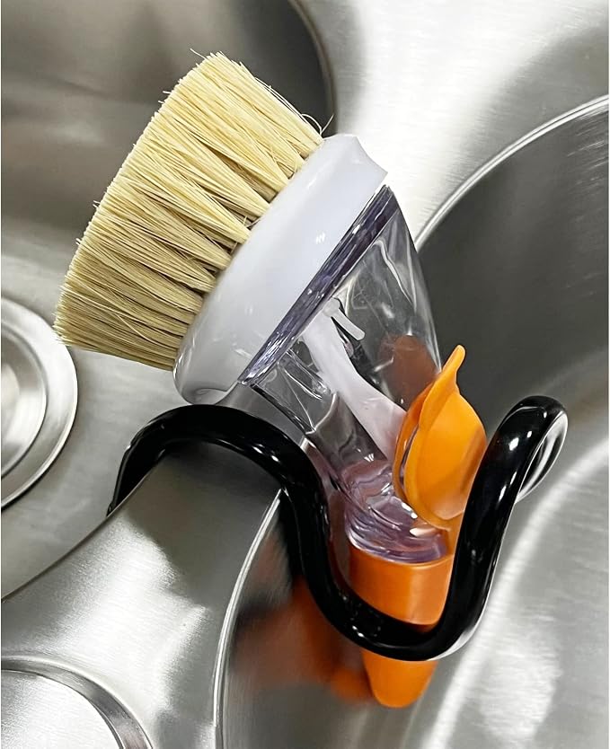 Dish Wand Holder Adjustable Kitchen Dishwand Sink Caddy, Sponge Holder - Image 8