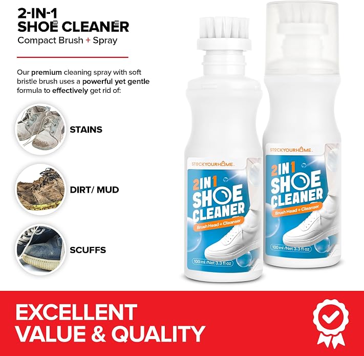 All-In-1 Shoe Cleaning Kit, Brighten & Clean - Image 2