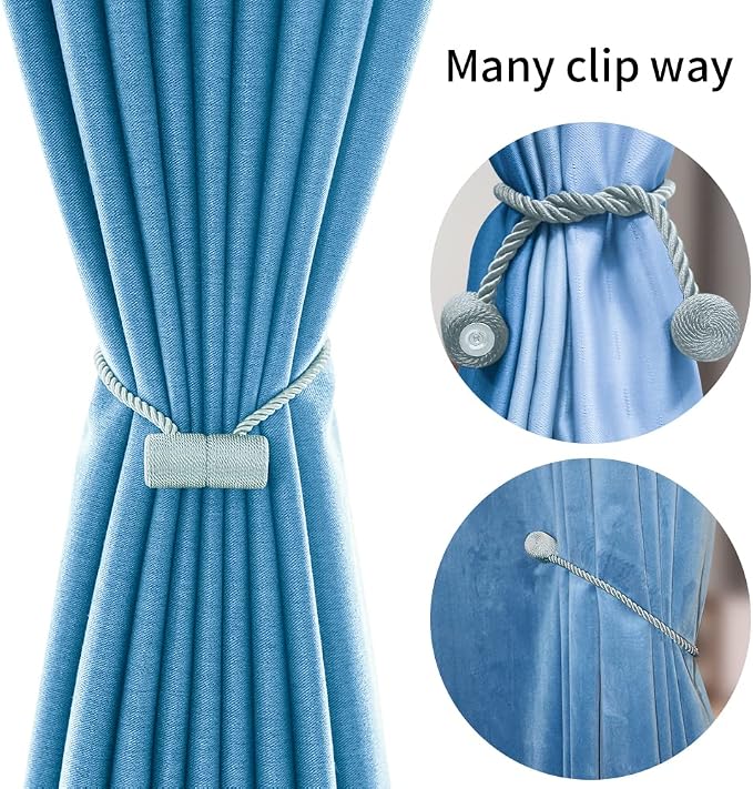18 Inch Strong Magnetic Curtain Tiebacks, Curtain Holdbacks Modern Upgrade - Image 7