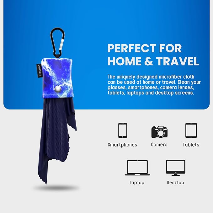 Microfiber Cloth & Glasses Wipes Lens & Glasses Cleaning Cloth - Image 5