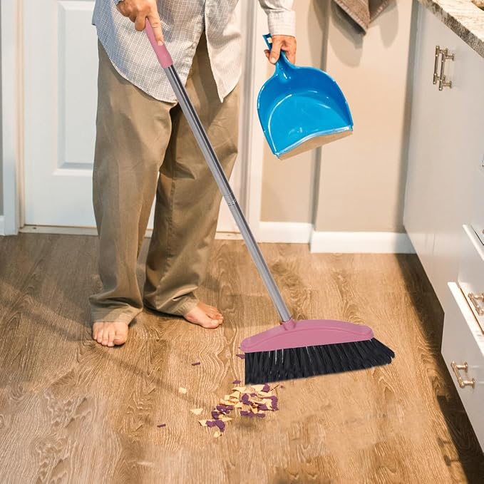 Luxshiny Indoor Broom, Stainless Steel Angle Broom - Image 8