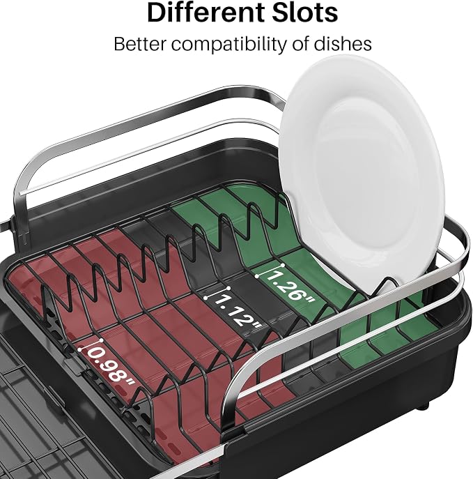 Dish Drying Rack, Expandable Dish Rack - Image 7