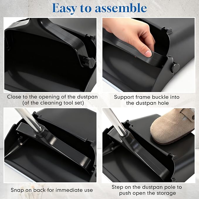 Maxcheck 2 Pcs 37 Inch Lobby Dust Pan Bulk Upright Lobby Dust Pan Plastic - Image 4