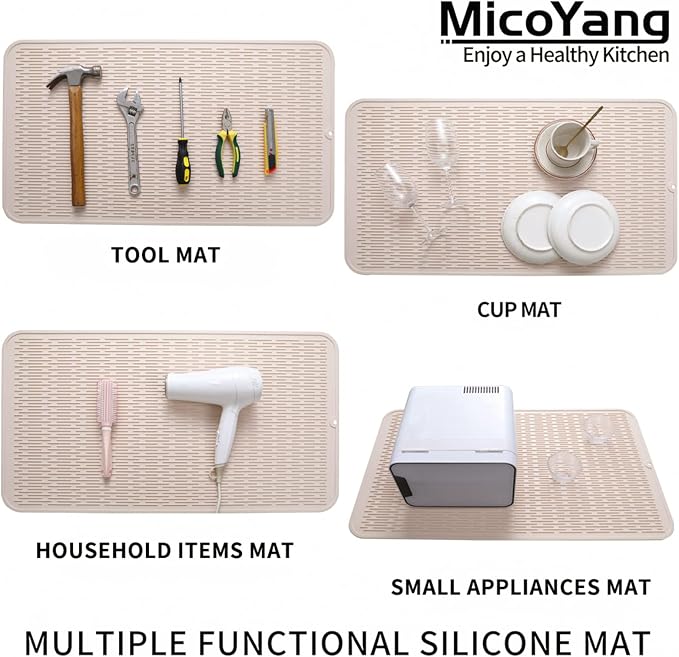 Silicone Dish Drying Mat for Multiple Usage, Easy clean, Eco-friendly, - Image 3