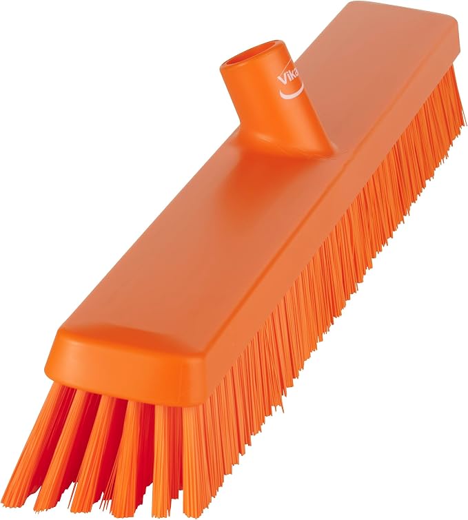 Vikan 31957 24" Heavy-Duty Push Broom, Soft/Stiff - Image 2