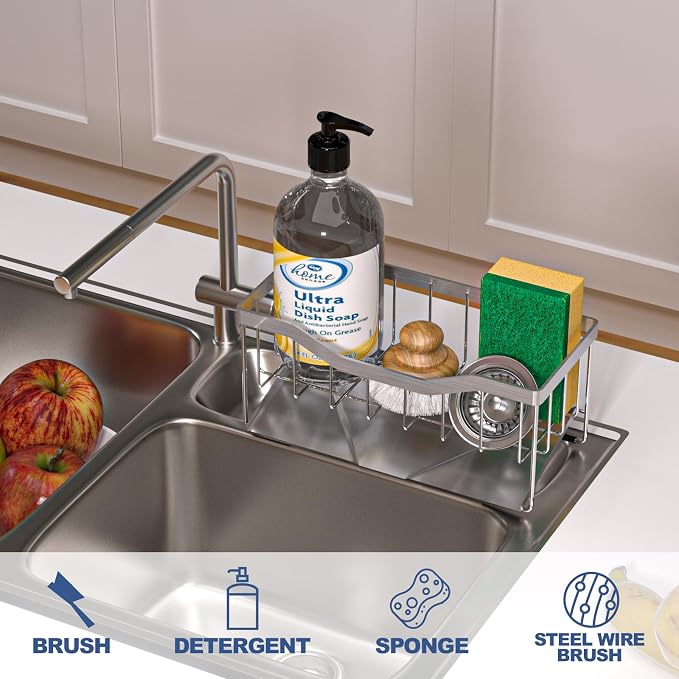 Vanwood Sponge Holder for Kitchen Sink - Image 2
