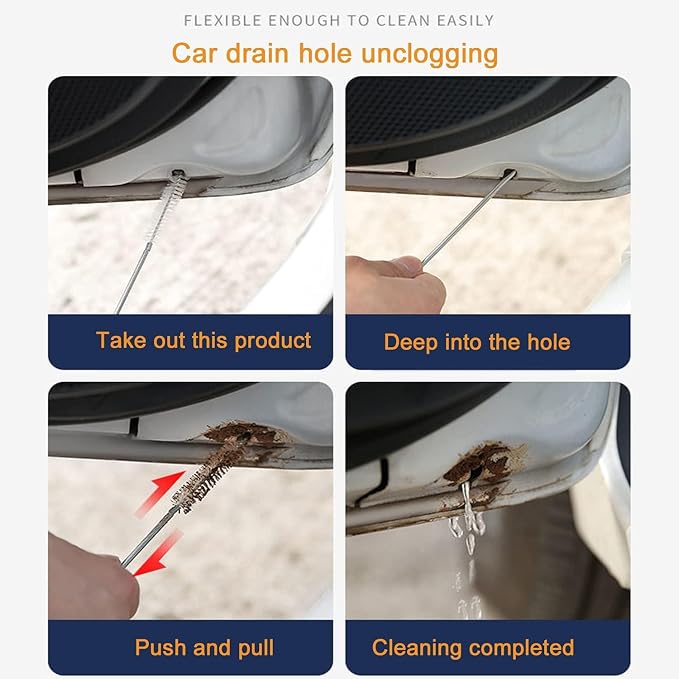 MUAECH Refrigerator Drain Hole Cleaner Kit, 7-Piece Fridge Drain Tube Cleaning - Image 4