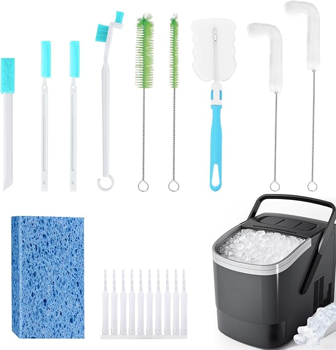 XANGNIER Ice Machine Cleaner Brush Kits, Countertop Ice Maker Cleaning Tools by XANGNIER
