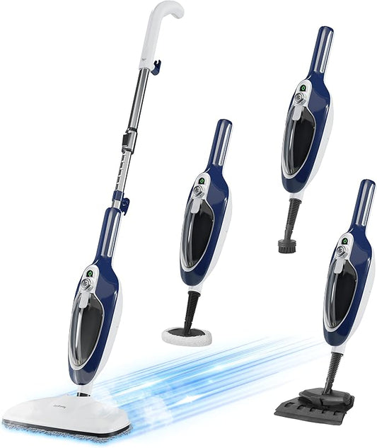 Steam Mop - 10-in-1 Floor Steamer Detachable MultiPurpose Handheld Steam Cleaner by GorFanty